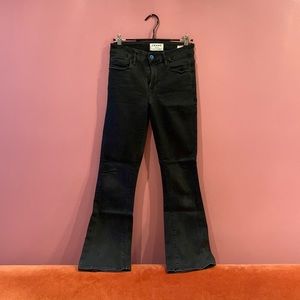 Frame Le Crop Black Jeans